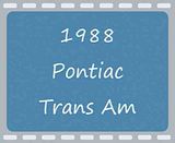 1988 Trans Am